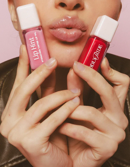 Lip Hint Hydrating Tinted Lip Oil - Hot Pink
