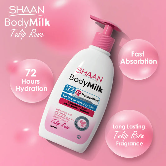Shaan Body Milk - Tulip Rose