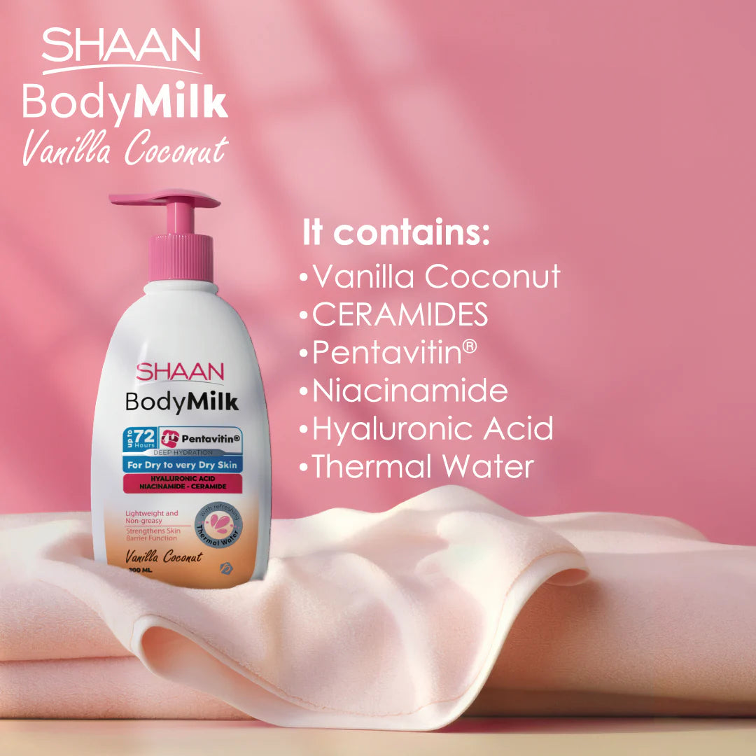 Shaan Body Milk - Vanilla Coconut
